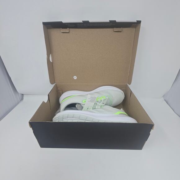 Adidas Running Shoe Runfalcon 3.0 - Zero Metallic/Green Spark Women Size 9.5 - Picture 9 of 10